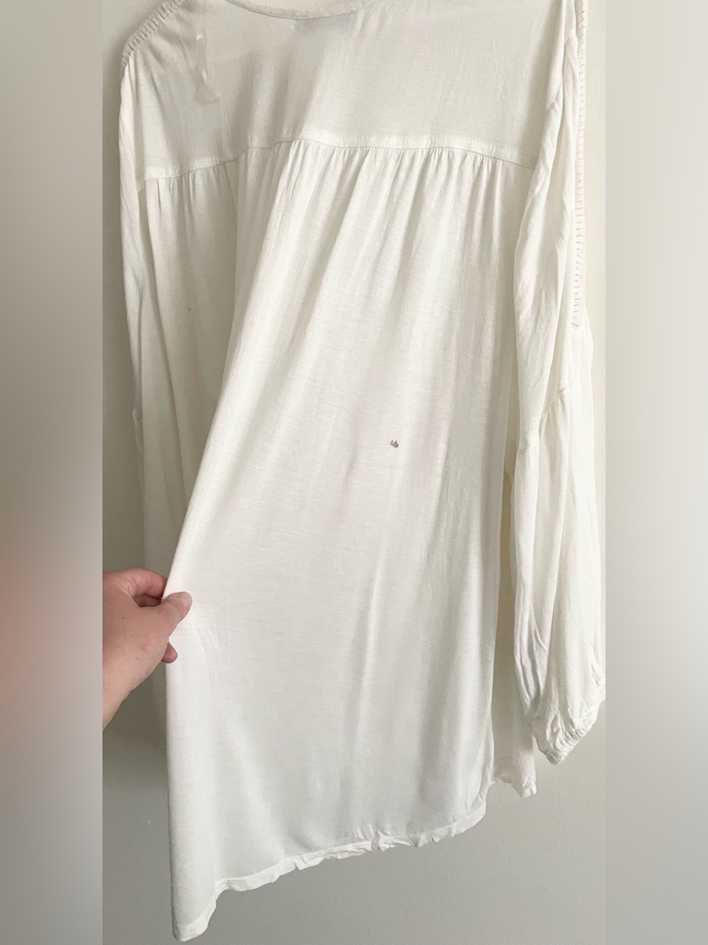 π€ NWT Vintage America White Embroidered Button-Front Blouse π€ - Picture 6 of 7